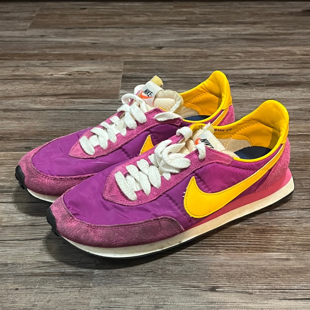 Nike Pink and Yellow Sneakers
